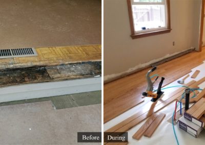 Caron Building & Remodeling - Wood Flooring Install