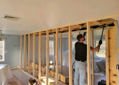 Structural House Framing in Tolland, CT by Caron Building and Remodeling