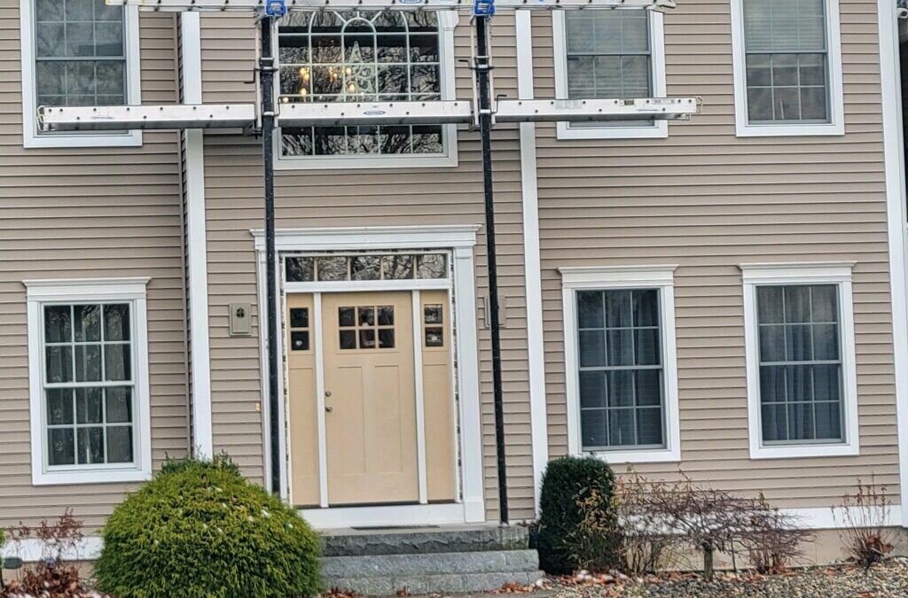 Front Entry Door Install Project in Willington, CT